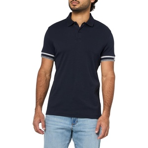 BOSS Men’s Interlock Cotton Polo Shirt(Midnight Zone)