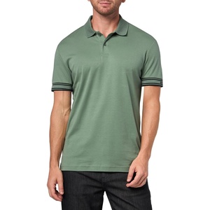 BOSS Men’s Interlock Cotton Polo Shirt(Minty Fresh)