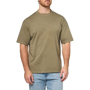 BOSS Men’s Logo Collar Single Jersey T-Shirt(Kalamata Green)