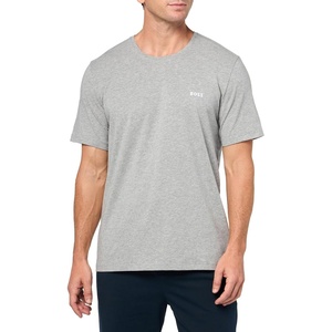 BOSS Mens Mix&Match Crewneck Cotton Lounge T-Shirt(Cashmere Grey)