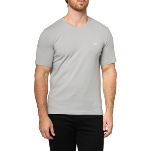 BOSS Mens Mix&Match Crewneck Cotton Lounge T-Shirt(Glossy Microchip)