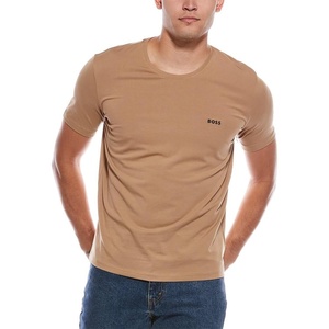 BOSS Mens Mix&Match Crewneck Cotton Lounge T-Shirt(Medium Nude)