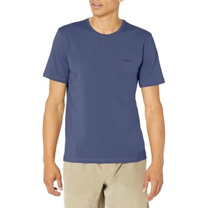 BOSS Mens Mix&Match Crewneck Cotton Lounge T-Shirt(Spruce Blue)