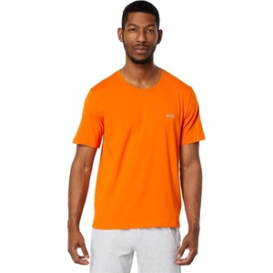 BOSS Mens Mix&Match Crewneck Cotton Lounge T-Shirt(Tangerine)