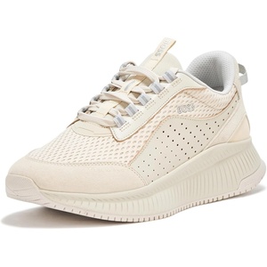 BOSS Men’s Modern Knit Structure Running Sneaker(Almond Milk)