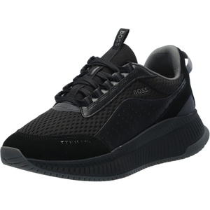 BOSS Men’s Modern Knit Structure Running Sneaker(Black Currant)