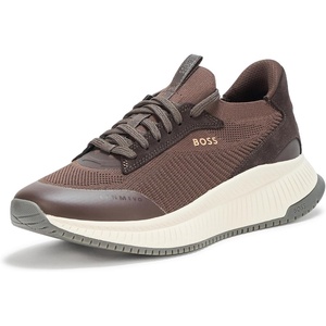 BOSS Men’s Modern Knit Structure Running Sneaker(Cappuccino Brown)