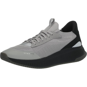 BOSS Men’s Modern Knit Structure Running Sneaker(Deep Black/Marble Grey)