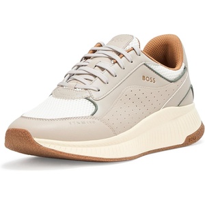 BOSS Men’s Modern Knit Structure Running Sneaker(Grey Chip)