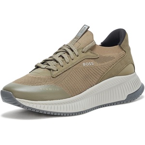 BOSS Men’s Modern Knit Structure Running Sneaker(Hazelnut)