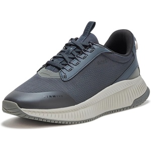 BOSS Men’s Modern Knit Structure Running Sneaker(Medium Slate Blue)
