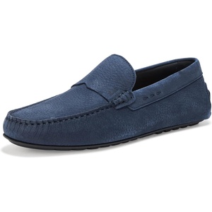 BOSS Men’s Noel Nubuck Moccasins(Clean Navy)