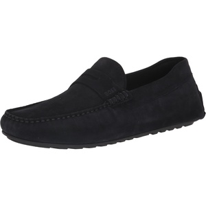 BOSS Men’s Noel Suede Drivers Loafers(Dark Midnight Blue)