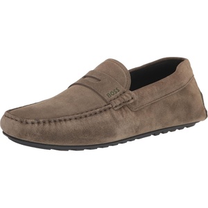 BOSS Men’s Noel Suede Drivers Loafers(Truffle Green)