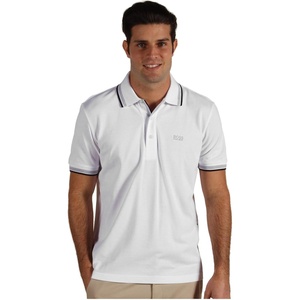 BOSS Men’s Paddy Polo Shirt(Dark Bright White)