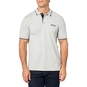 BOSS Men’s Paddy Pro Polo Shirt(High Rise Grey)