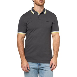 BOSS Mens Paddy Short Sleeve Polo Shirt(Asphalt)