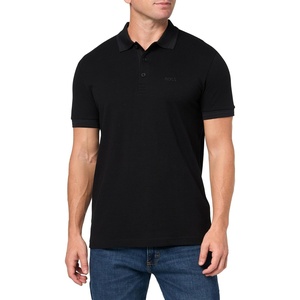 BOSS Mens Paddy Short Sleeve Polo Shirt(Black Sky)
