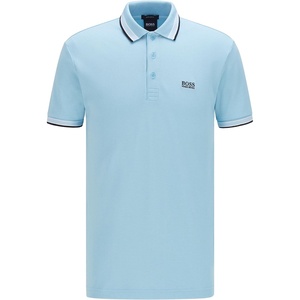 BOSS Mens Paddy Short Sleeve Polo Shirt(Bright Blue 431)