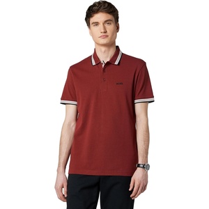 BOSS Mens Paddy Short Sleeve Polo Shirt(Fired Brick)