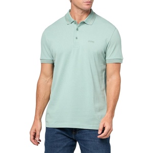 BOSS Mens Paddy Short Sleeve Polo Shirt(Iceberg Green)