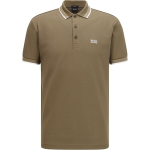 BOSS Mens Paddy Short Sleeve Polo Shirt(Open Green 363)