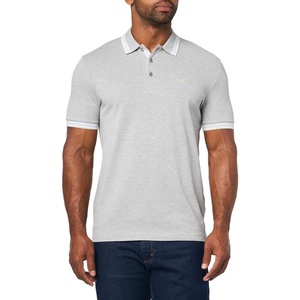 BOSS Mens Paddy Short Sleeve Polo Shirt(Puritan Grey)
