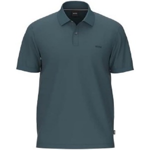 BOSS Men’s Pallas Polo(Lagoon Blue)