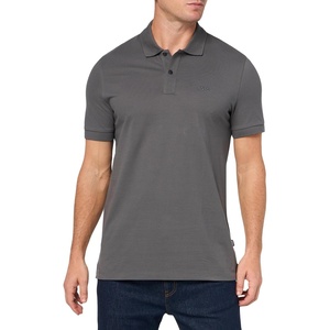 BOSS Men’s Pallas Polo(Mushroom Grey)