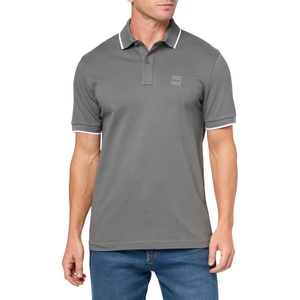 BOSS Men’s Passertip Polo(Mushroom Grey)