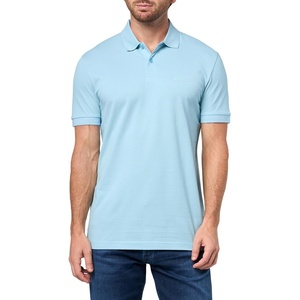 BOSS Men’s Pio Sporty Tonal Collar Polo(Arctic Blue)