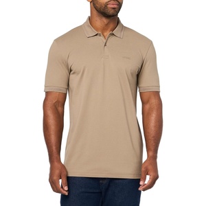 BOSS Men’s Pio Sporty Tonal Collar Polo(Brindle)