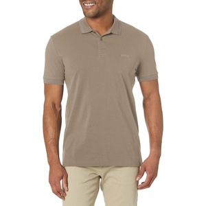 BOSS Men’s Pio Sporty Tonal Collar Polo(Brindle Green)