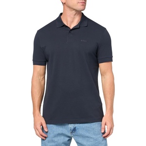 BOSS Men’s Pio Sporty Tonal Collar Polo(Midnight Navy)