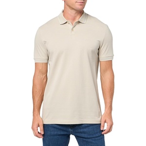 BOSS Men’s Pio Sporty Tonal Collar Polo(Oat Cream)