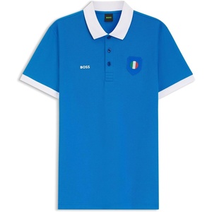 BOSS Men’s Pl_bb BC Lux Paddy Polo Shirt(Bright Blue 430)
