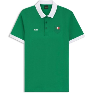 BOSS Men’s Pl_bb BC Lux Paddy Polo Shirt(Bright Green 320)