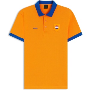 BOSS Men’s Pl_bb BC Lux Paddy Polo Shirt(Bright Orange 821)