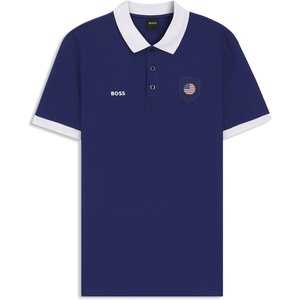 BOSS Men’s Pl_bb BC Lux Paddy Polo Shirt(Medium Blue 421)