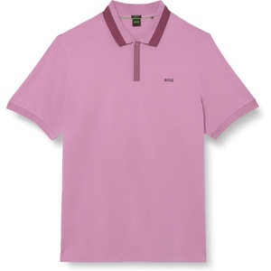 BOSS Men’s Polo Shirt(Light/Pastel Purple531)