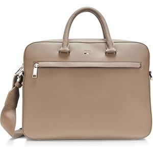 BOSS Men’s Ray Soft Friendly Leather Brief Case(Garden Moss Green)