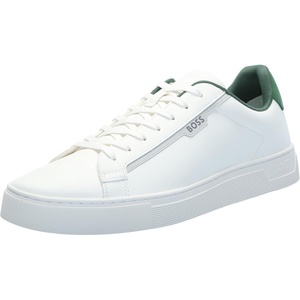 BOSS Men’s Rhys Cupsole Small Logo Sneaker(Natural Sand)