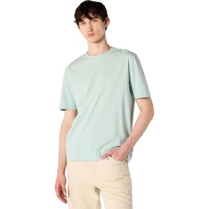 BOSS Men’s Small Chest Logo Regular Fit Cotton T-Shirt(Blue Haze)