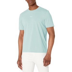 BOSS Men’s Small Chest Logo Regular Fit Cotton T-Shirt(Cloud Green)