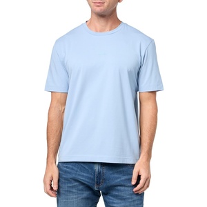BOSS Men’s Small Chest Logo Regular Fit Cotton T-Shirt(Forever Blue)