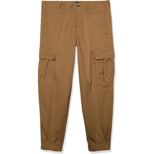 BOSS Men’s Soft Cotton Twill Cargo Pocket Pants(Trout Green)
