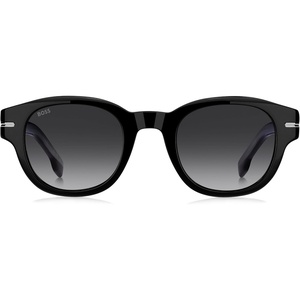 BOSS Men’s Sunglasses Eco Acetate Rectangular 1717/S(Black)