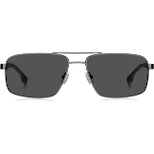 BOSS Men’s Sunglasses Stainless Steel(Dark Grey Black)
