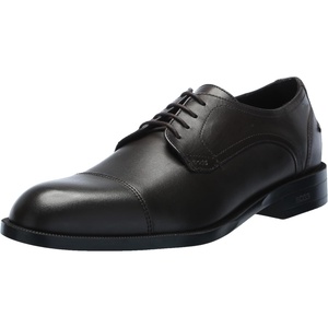 BOSS Men’s Tayil Smooth Leather Derby Dress Shoe(Brown Wood)