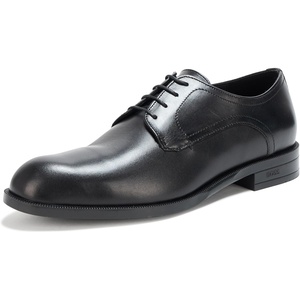 BOSS Men’s Tayil Smooth Leather Derby Dress Shoe(Catfish Black)